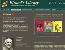 Tablet Screenshot of elrondslibrary.fr